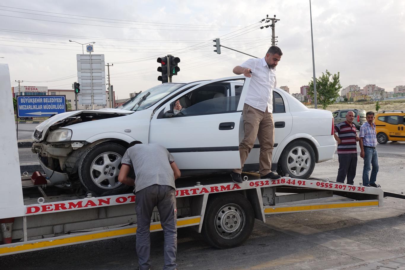 Gaziantep’te kaza: 2 yaralı
